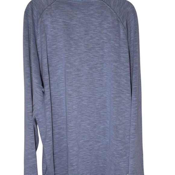 Fish‎ Hippie Rutland  1/4 Zip Heather Pullover Light Blue Size 3XL - Picture 2 of 6